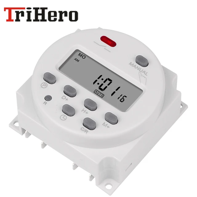 CN101A TH615 12V/24V/110V/220V Одиночный и двойной обратный отсчет микро-переключатель времени управления таймером регулятор секунд