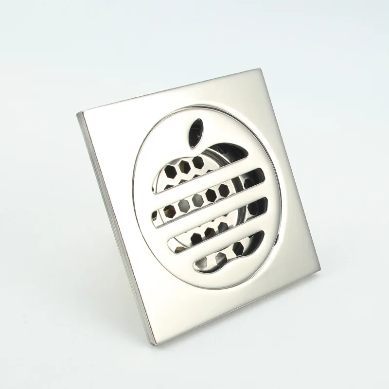 Good Quality Round Apple Buckle  Bathroom Hotel Shower Water Floor Drain Odorless