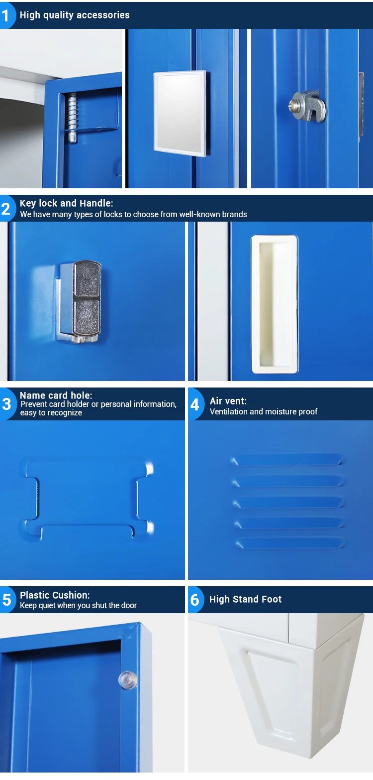 20 дверной металлический шкафчик для ног, детский школьный стальной шкафчик
