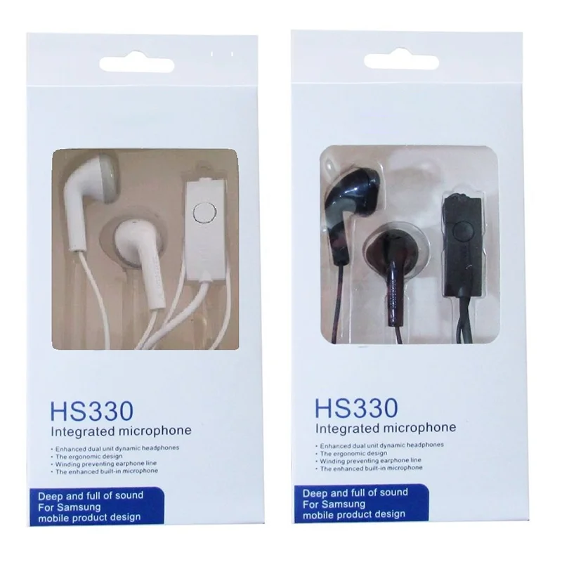 Factory Wholesale Original S4 J5 Earphones YS Headset 3.5mm Jack In Ear Stereo Handsfree YL Headphone for Samsung HS330