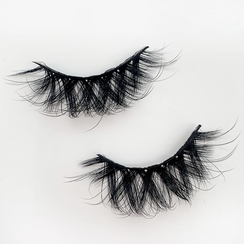 Natural Long russian volume strip lashes wholesale wink winged look like eyelash extensions c d dd curl strip eyelashes