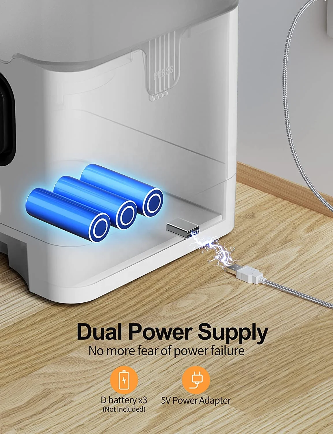 6L Large Capacity Dog Cat Smart Pet Feeder LCD screen voice recorder messages Microchip Automatic Pet Feeder