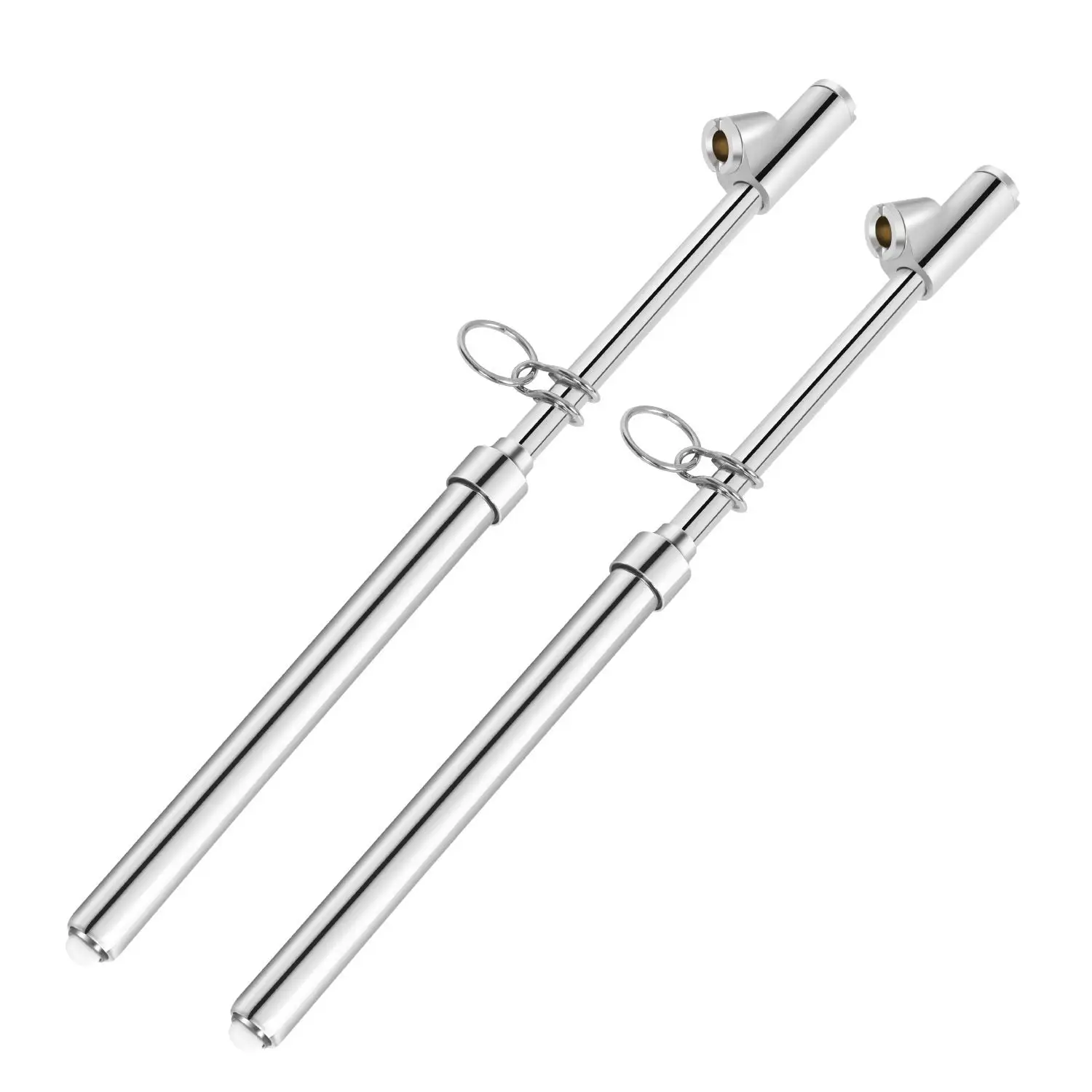 150 psi dual head zinc head stainless steel tire pressure gauge pen with hanging ring for truck car