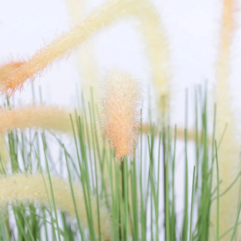 Artificial Plant Factory Wholesale Artificial Setaria Viridis Bonsai Clothing Store