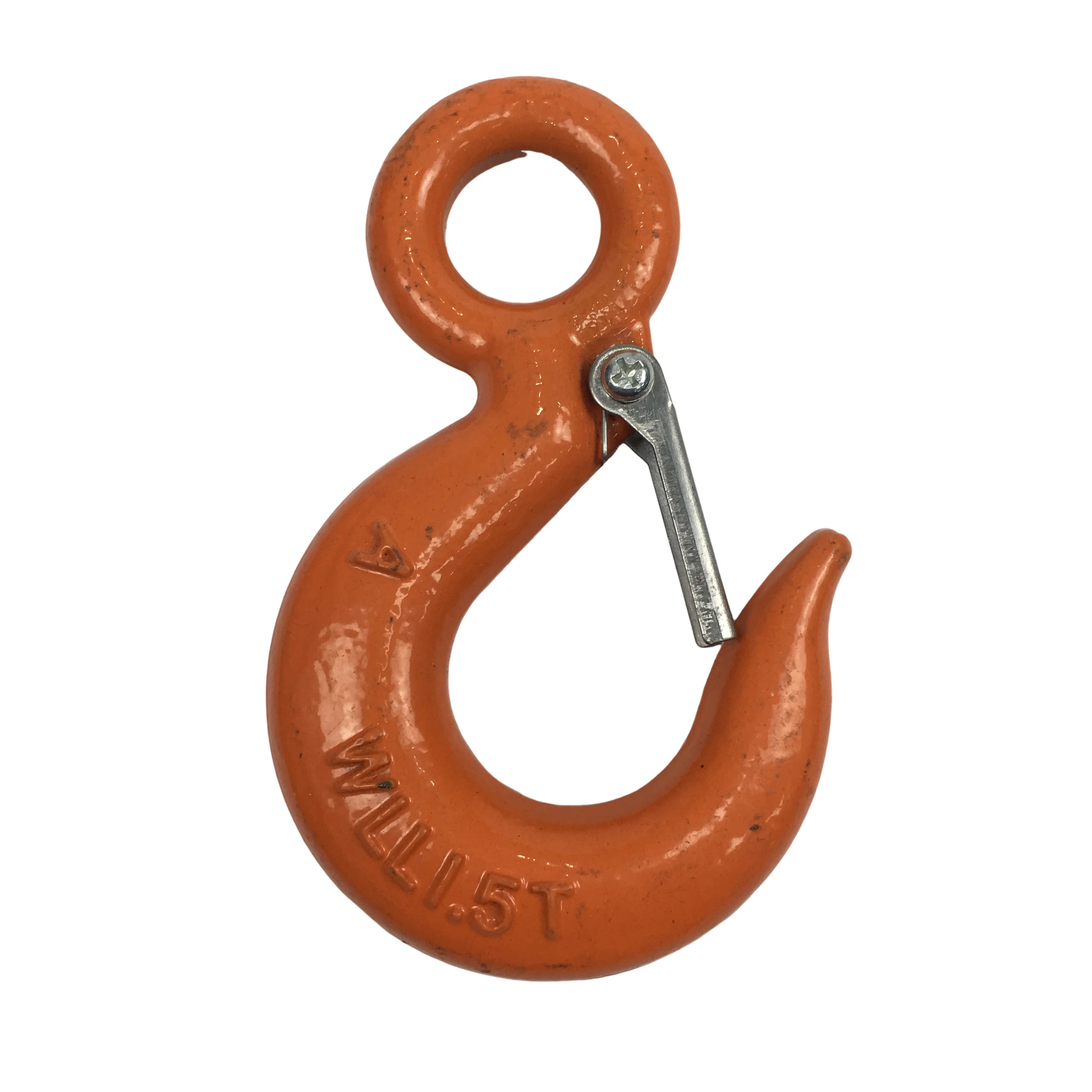Wholesale 0.5T-20T 320 Lifting Chain Hook 320A Alloy Steel Grab Hook Lifting Eye Sling Hook with Safety Latch