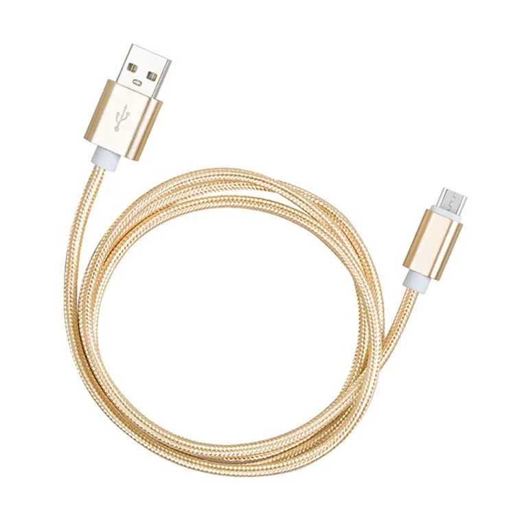  1 м 3 фута оптовая продажа напрямую с фабрики нейлоновый usb-кабель для быстрой зарядки мобильного телефона