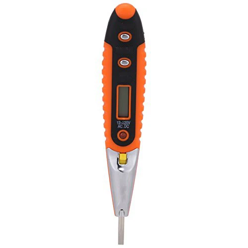 Non-Contact Digital High Voltage Detector Pen Testers 12-1000V home tool with light