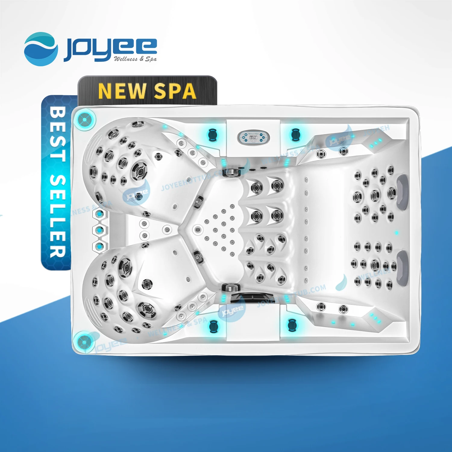 JOYEE Hot tub jacuzzis outdoor spa 4 person for sale cheap price garden gazebo luxury acrylic jet whirlpool massage bathtub
