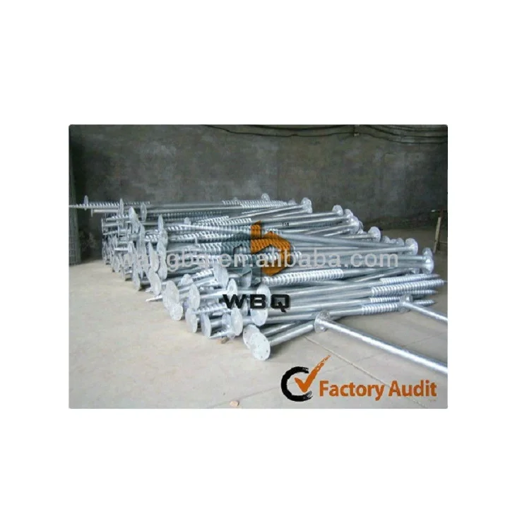 Competitive Price High Capability Spiral Ground Screw for Ground Screw House Foundation
