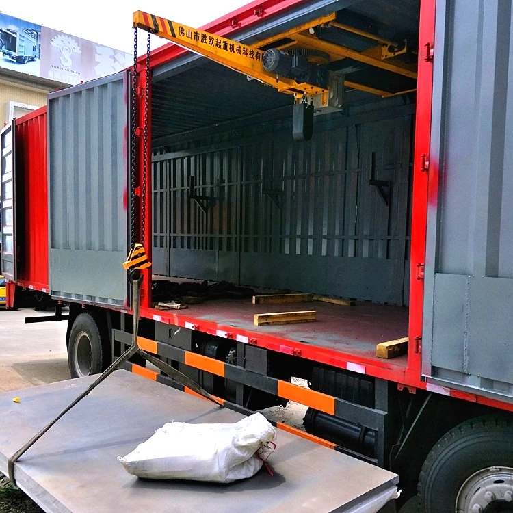 1T to 3T types of popular cargo lorry crane lifting capacity for sale in cheap price Mexico