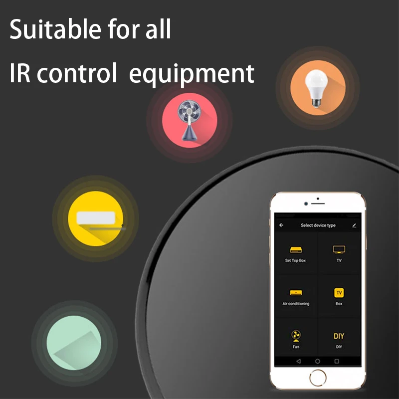  Умный дом Wifi LED Универсальный TV Smart Remote Control IR Blaster с Alexa GH для