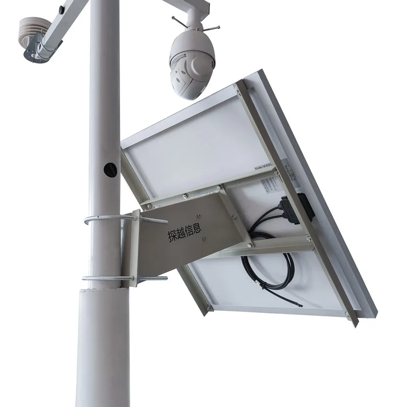 Комплект солнечной панели камера безопасности система видеонаблюдения на энергии наружная беспроводная Солнечная все в