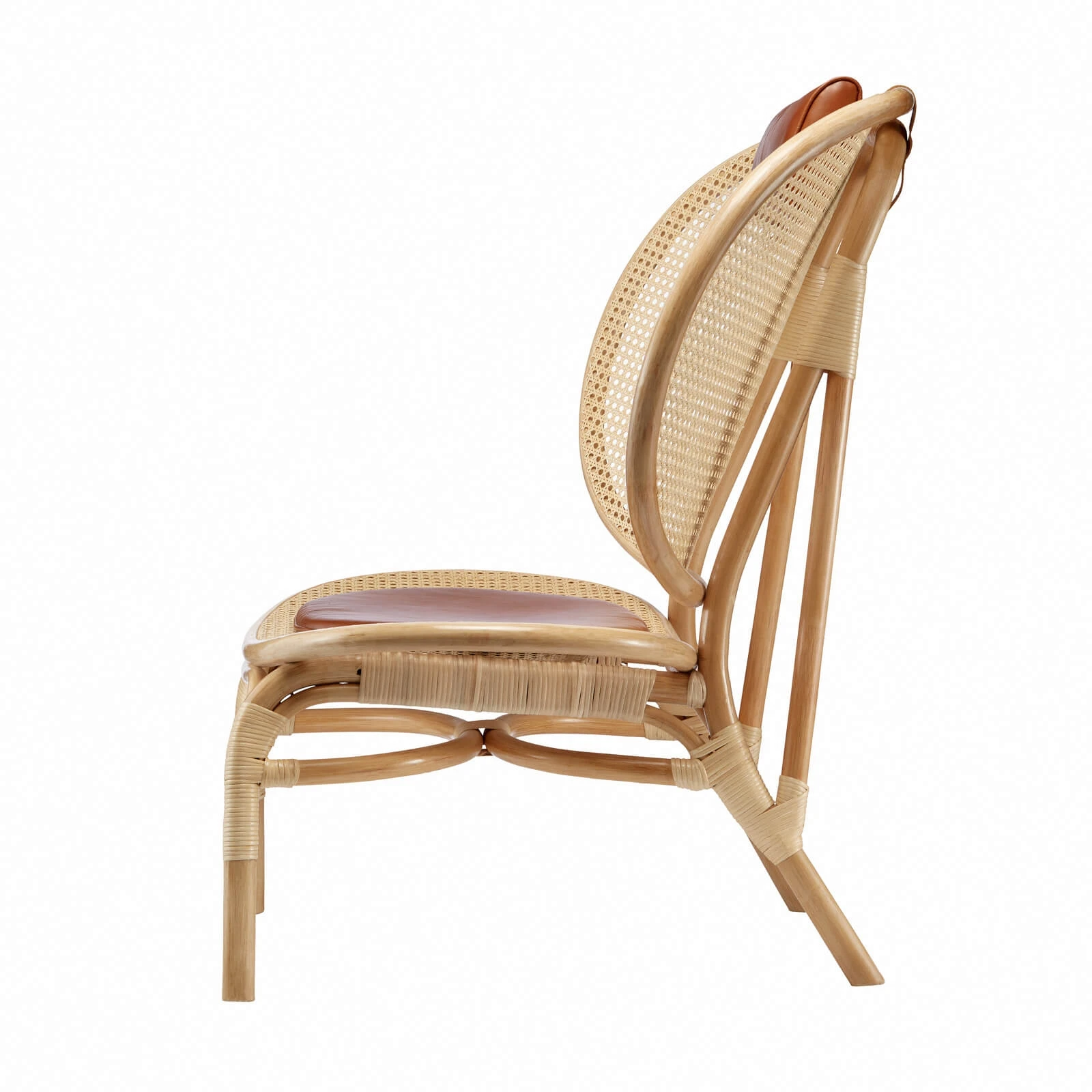 Плетеный стул из черного дерева Pierre Jeanneret