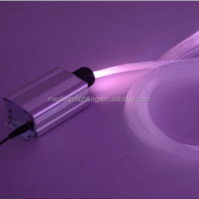 Светодиодный волоконно-оптический светильник RGBW 16 Вт, потолочные светильники в форме звезды, 150 шт., 0,75 мм, 2 м, оптоволоконное освещение + Радиочастотный пульт дистанционного управления с 28 кнопками