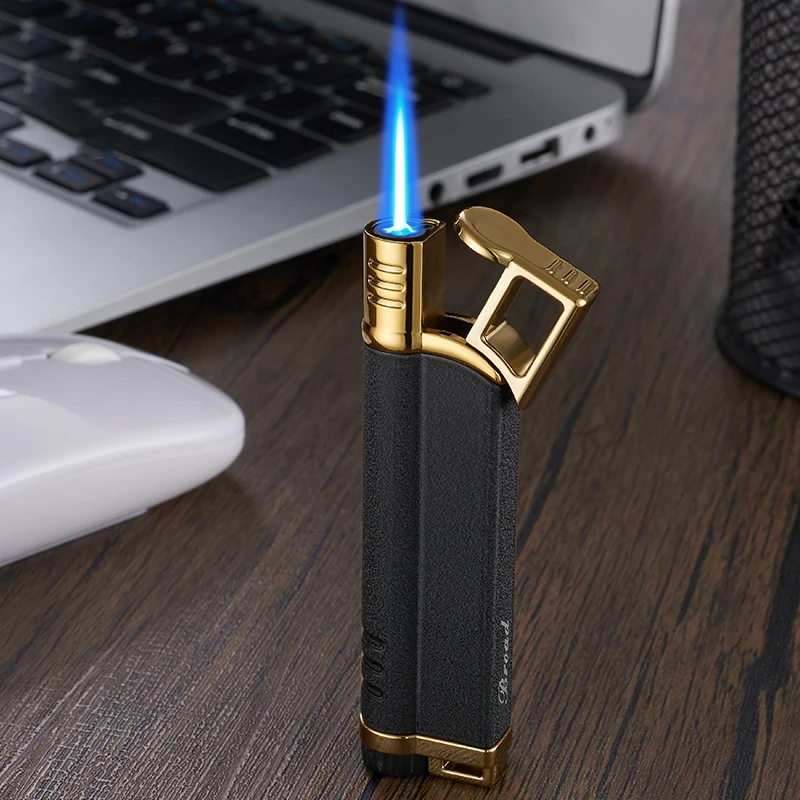 New Arrivals Single Flame Jet Lighter CUSTOM LOGO wholesale cheap price smoking sets windproof portable cigar cigarette lighters