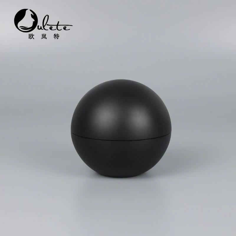 
10g 15g 30g 50g 100g matte finish plastic ball shape cosmetic cream jars body butter containers for skin care 