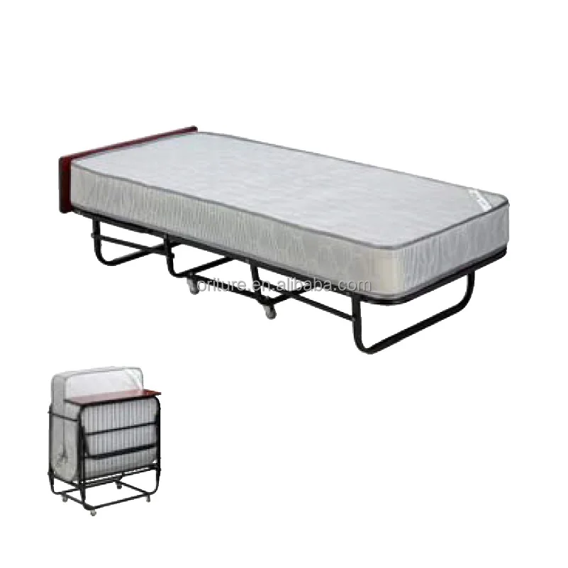 B005 Hotel Supply Single Metal Foldable Rollaway  Extra Guest Bed for Hotel