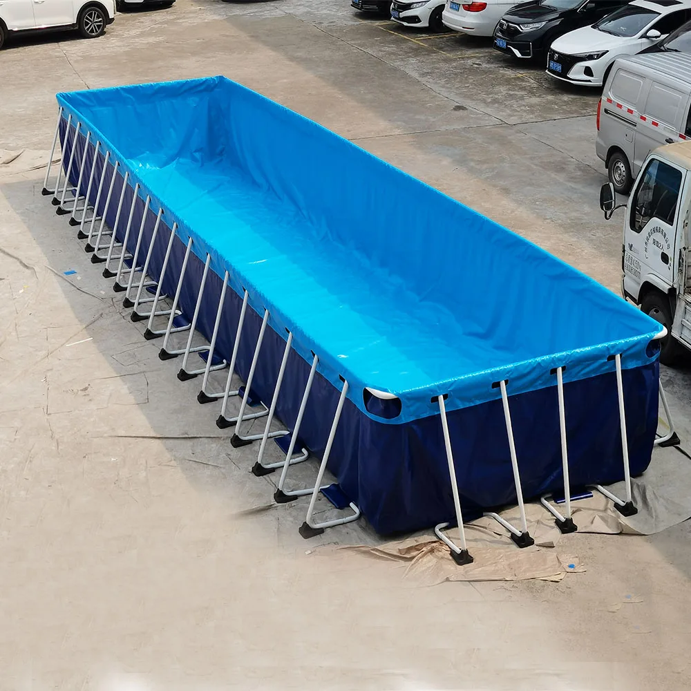 2023 pools swimming outdoor metal frame steel round swimming pools piscina outdoor rectangle above ground pool