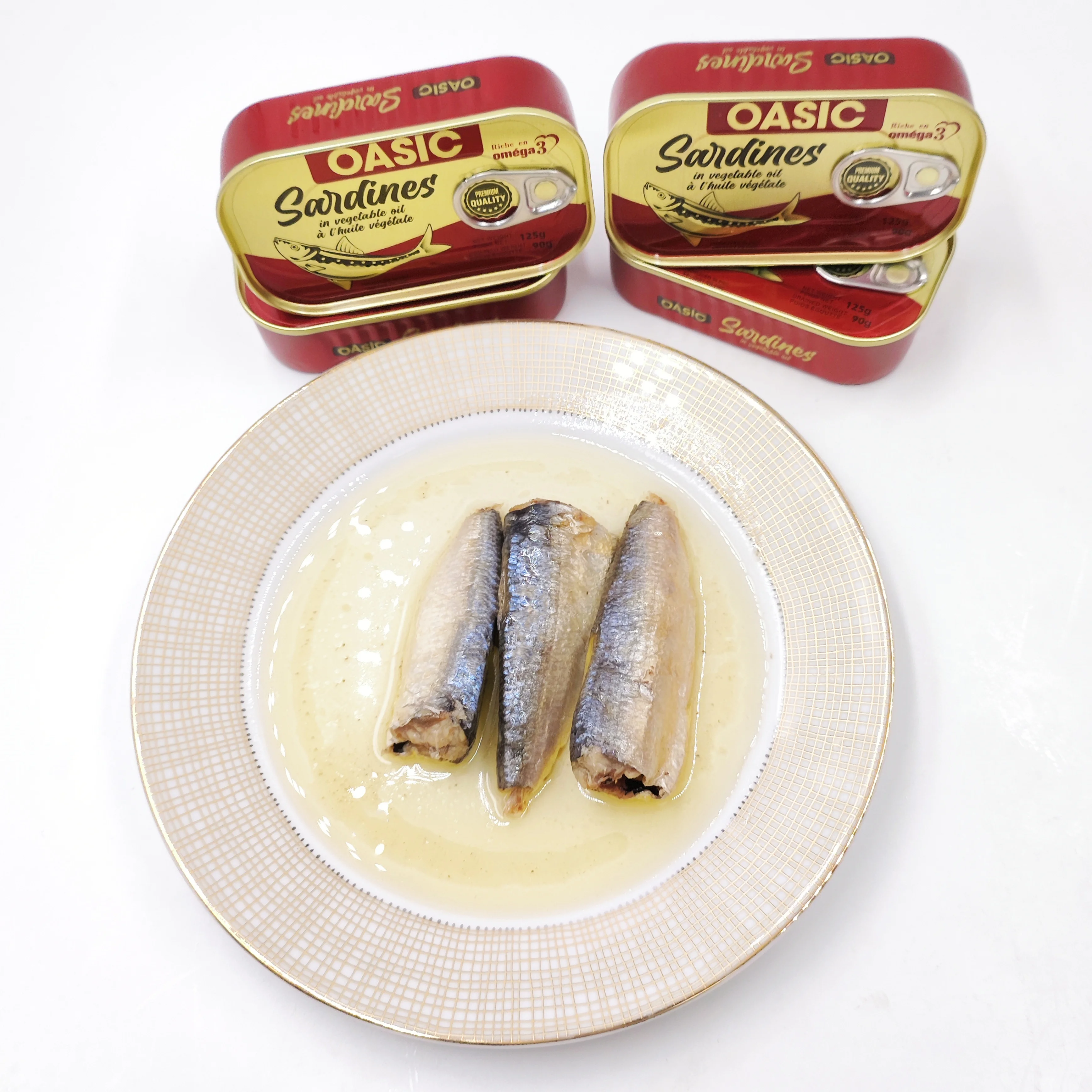 Canned Sardines in Olive Oil and Tomato Sauce 125g High Protein Premium Options