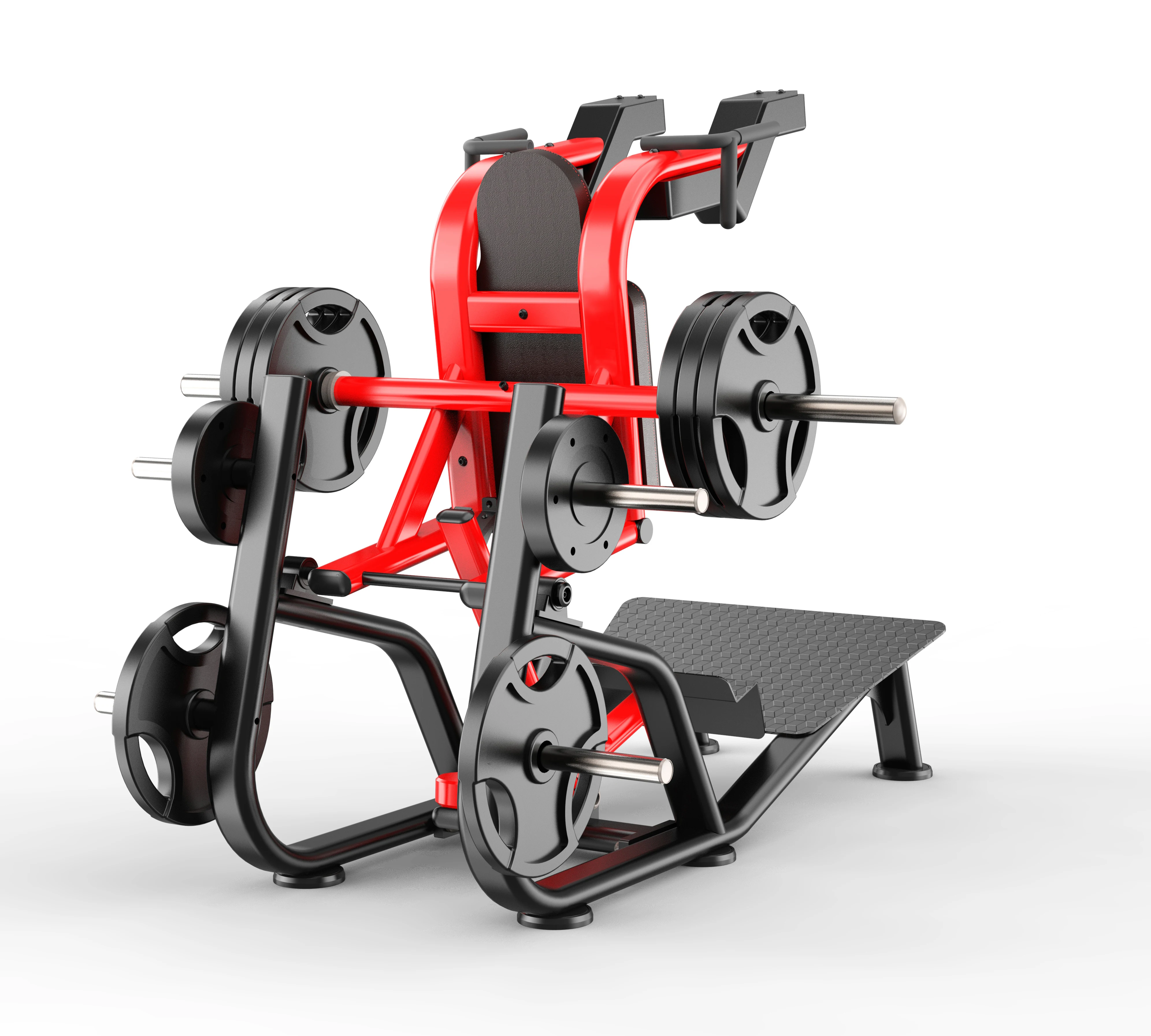 sports  squat machine plate loaded fitness gym equipment