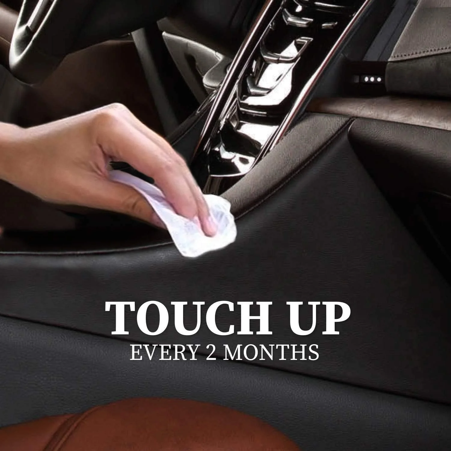 OEM ODM Factory Price 30 Count Compostable Interior Cleaner Car Leather Wipes