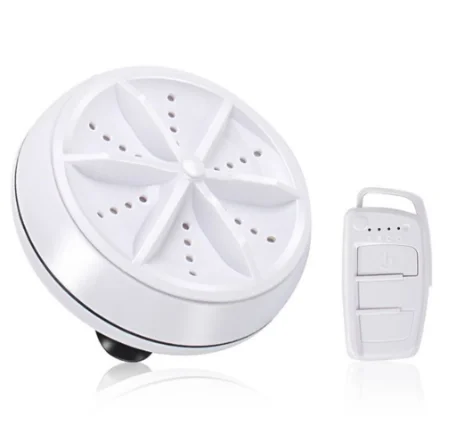Mini Ultrasonic Washing Machine Portable Turbo Rotating Washer Convenient Travel Home Business