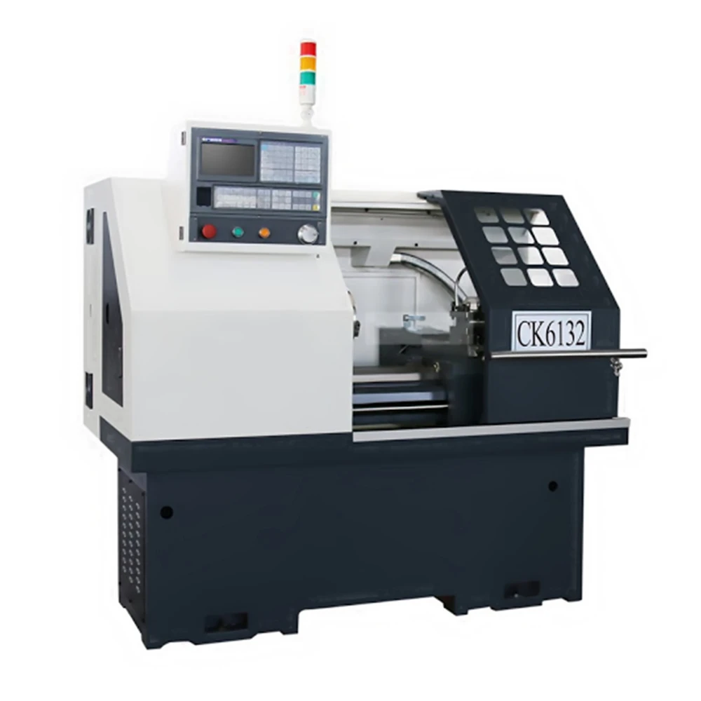  Кровать с уклоном Автоматическая 5 оси металла CNC мини металлический токарный