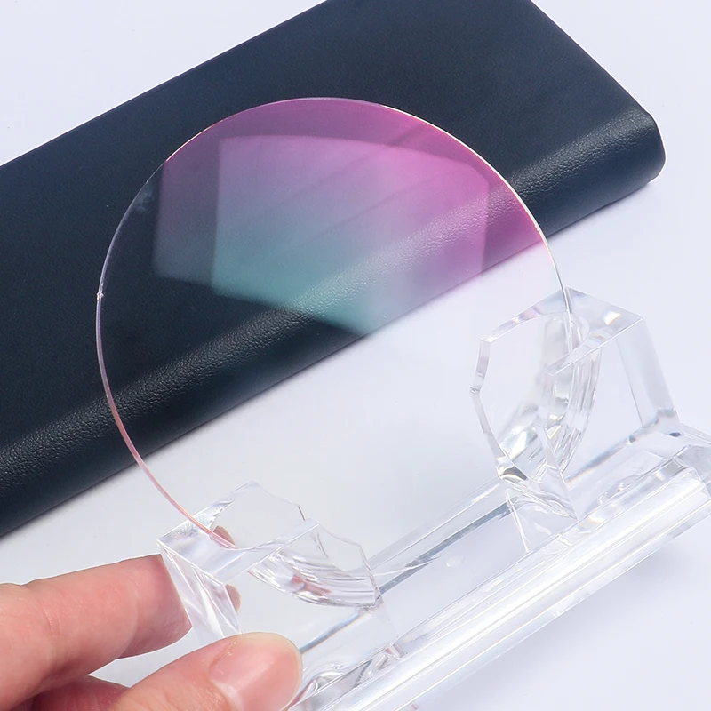 Optical Lenses Blue Light Filter Lens 1.67 MR7 ASP UV420 Blue Coating SHMC Super Hydrophobic