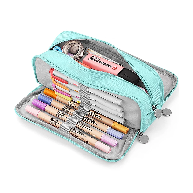 Teenagers Pencil Case Large with 3 Compartments Pencil Case for Children Adults Case School Students