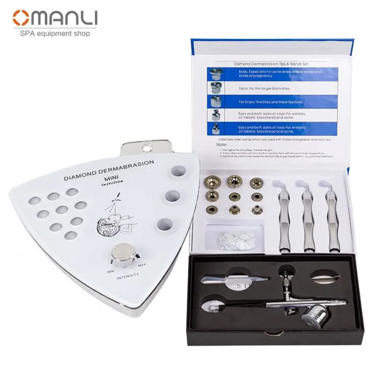 Portable Diamond Dermabrasion Oxygen Jet Peel Skin Rejuvenation Machine