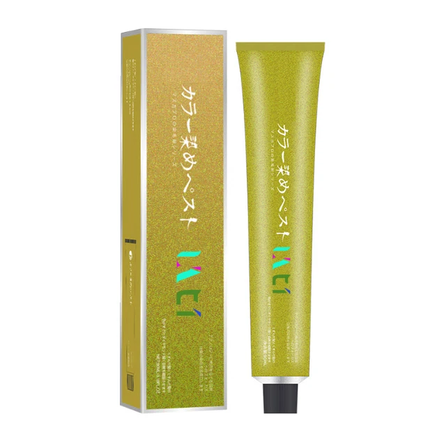 Orange low peroxide contained painless silky hair dye creme