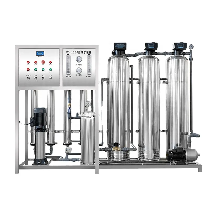 1000LPH 1.0T  reverse osmosis water treatment equipment device equipment machinery  factory supplier