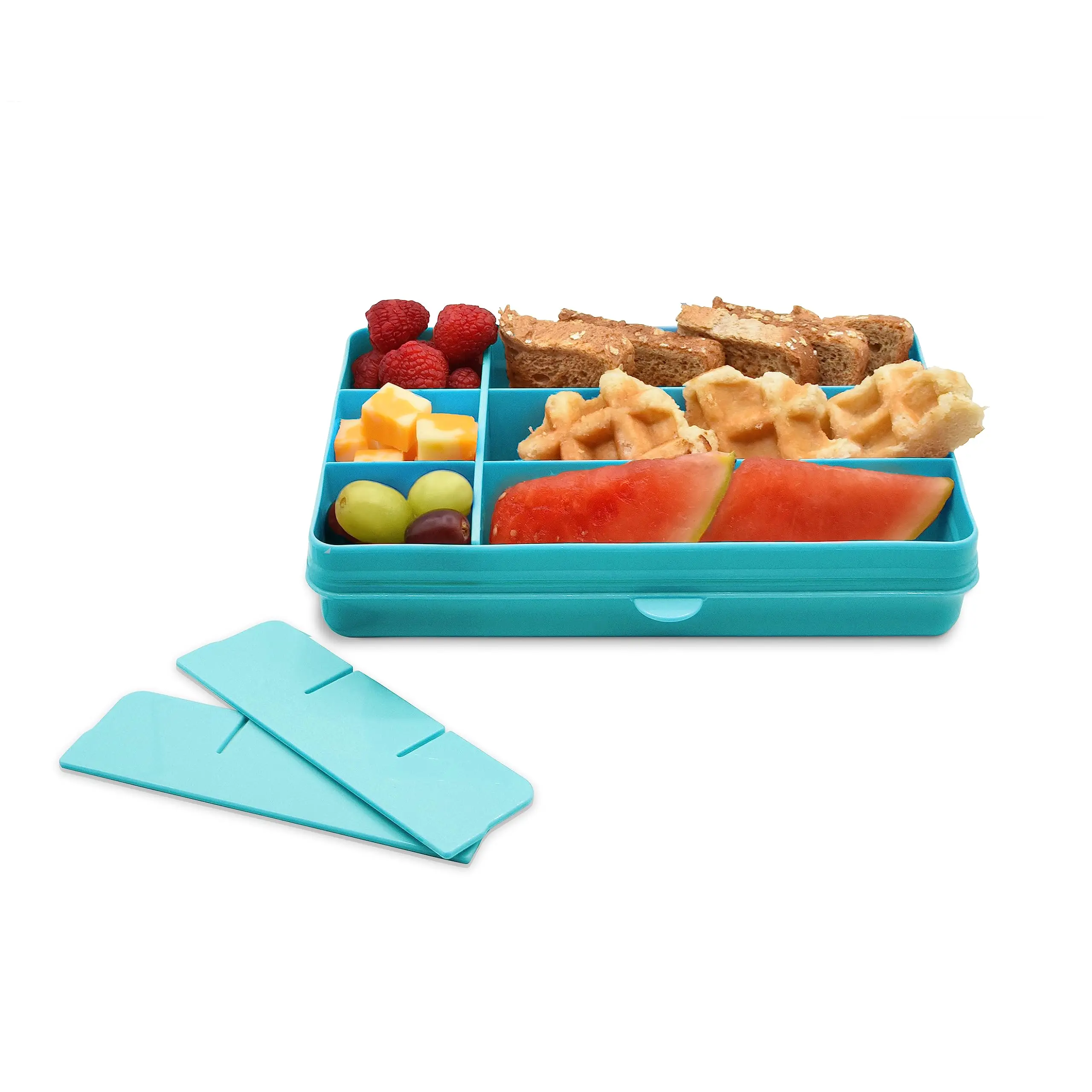 New Arrivals Food Grade BPA Free Plastic Dry Fruits Serving Divided Trays Snack Candy Storage Box With Lid