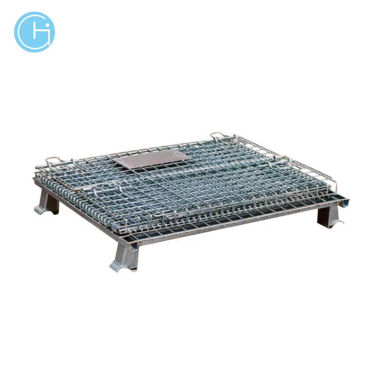 Китай складная клетка увеличивающие контейнеры коробки для поддонов контейнер из проволочной