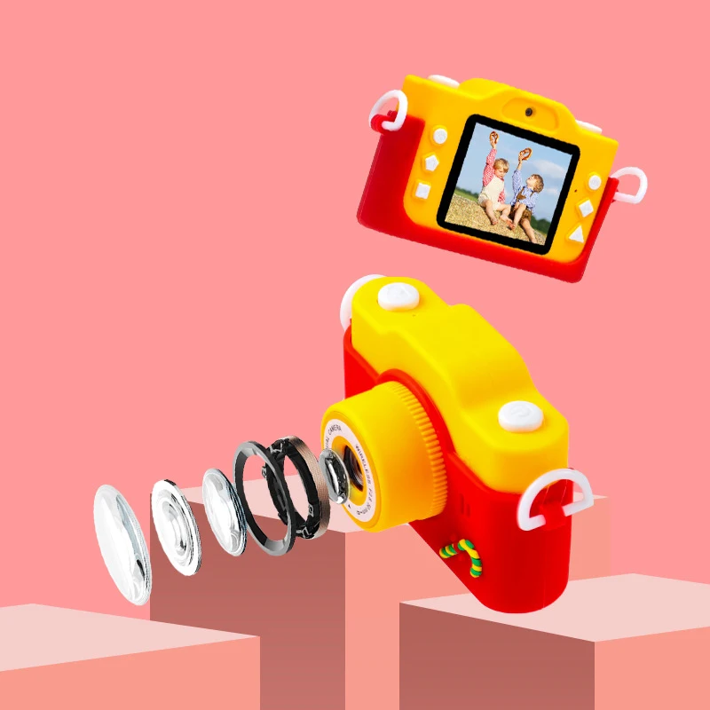 Мультяшная камера Санта-Клаус GC3 детская игрушка подарок на Рождество USB мини SD-фильтр для камеры 2 дюйма цветной дисплей 1080P с