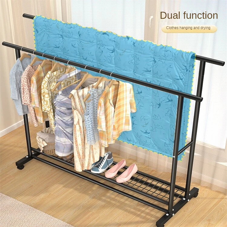 Indoor And Outdoor Drying Clothes Metal Racks Hanger With Pulley
