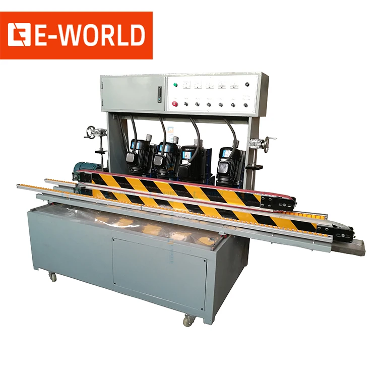 Multiple Functional 5 Motors Straight Line Glass Edging Machine