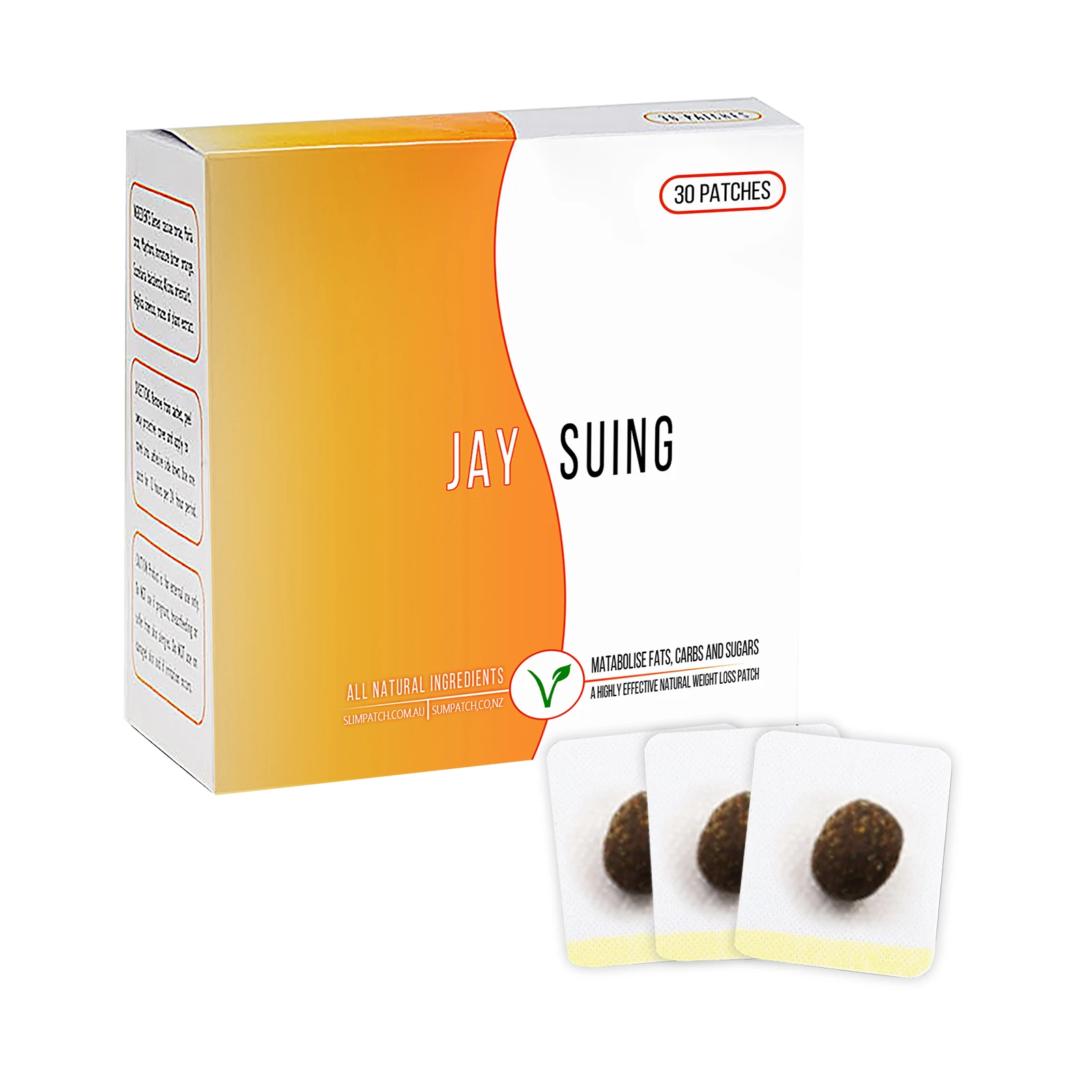 30 шт. упакованный натуральный травяной потеря веса сна магнит для похудения живота