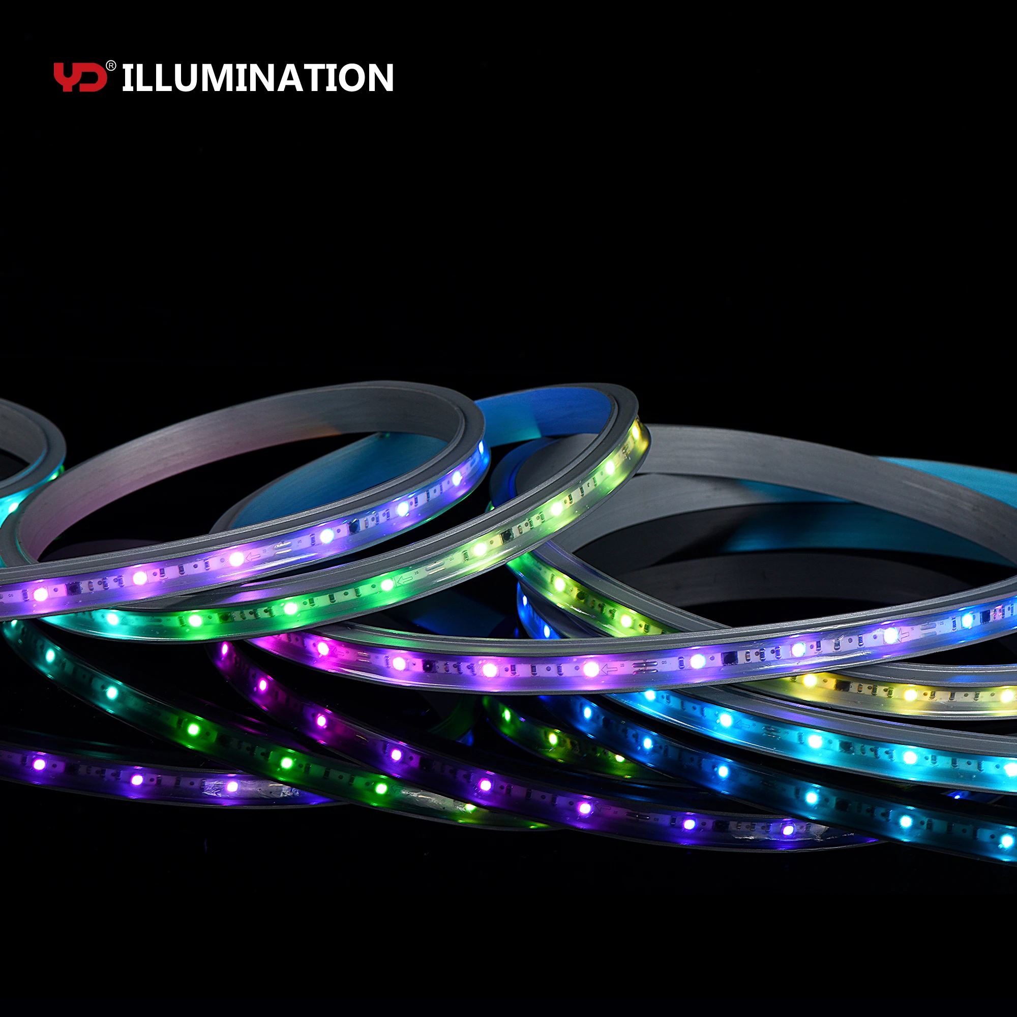 Outdoor long lifespan waterproof ip68 uv resistance flexible uv resistance dmx512 led strip