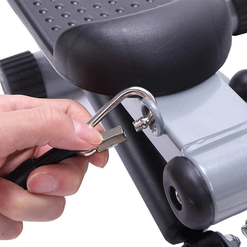 Эспандеры для помещений и ЖК-монитор, регулируемый поворот ног, мини шаговый тренажер для лестницы