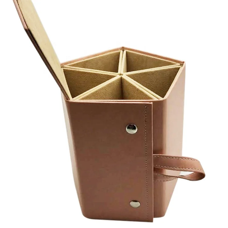 
leather multiple glasses storage case multiple glasses case slot hard storage box multiple glasses case 