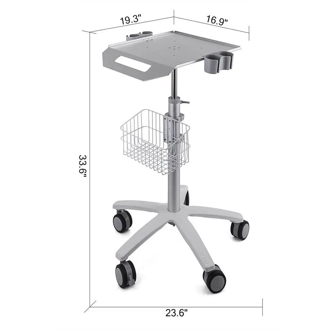 All In One Laptop Tablet Endoscope Patient Monitor Cart Ultrasound Trolley For Mindray Z5/6 M9 Te7 M7 Ge