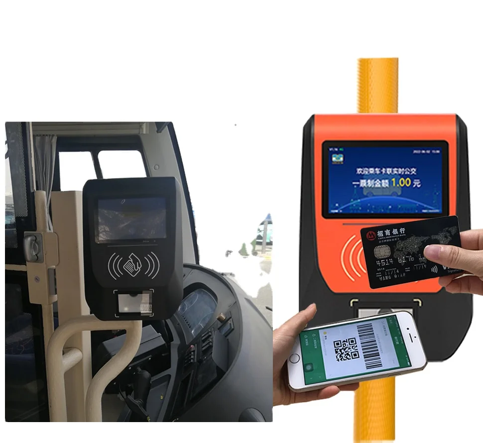Cardlan New device 4G POS Terminal with fare collection system tap pay card qr reader