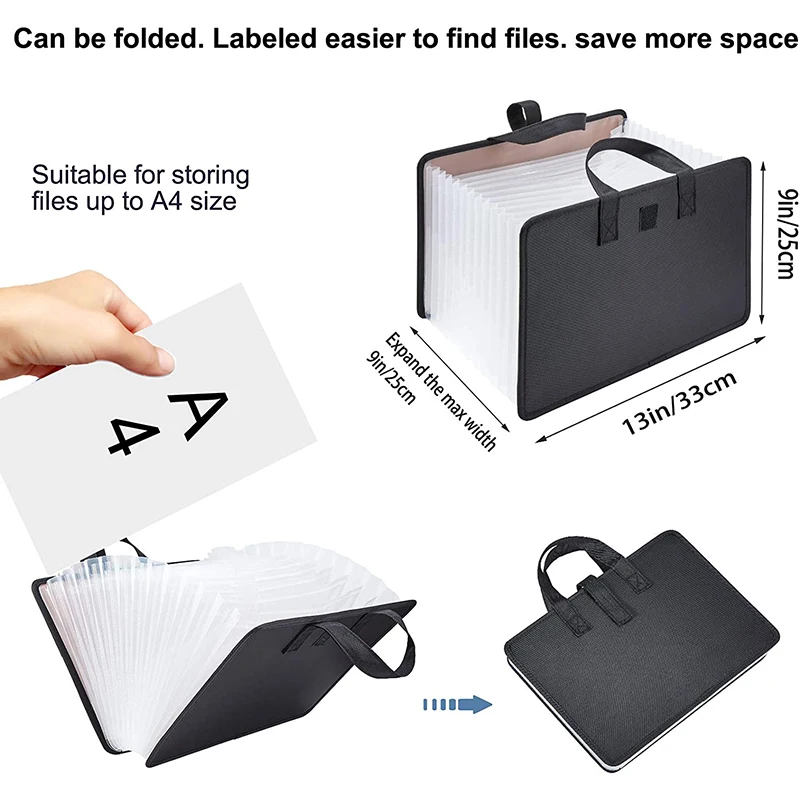 Hotsale A5 Hard Cover Storage Clipboard A4 Plastic Expanding File Folder For Import