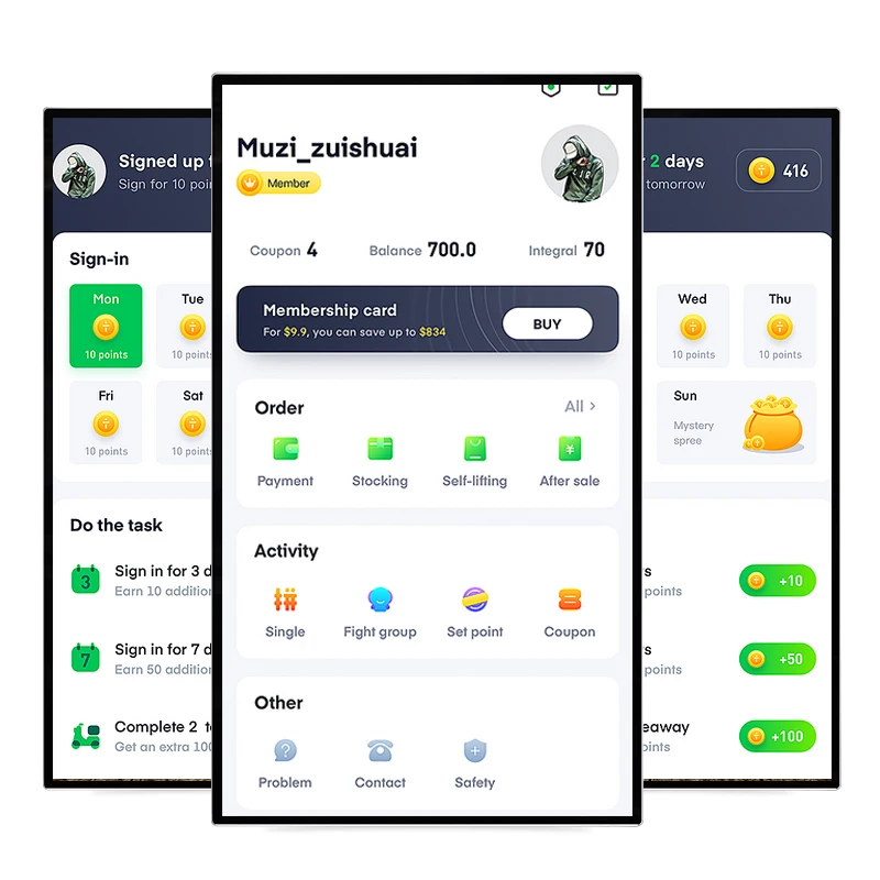 indoor HD 1080p WiFi computer gaming monitor wall mounted lcd monitor advertising player digital signage