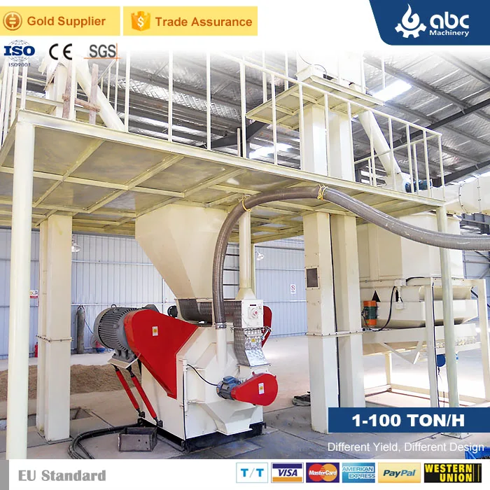 Auto Complete Cattle Poultry Animal Feed Pellet Plant for Making/Processing Chicken,Broiler,Cow,Goat,Livestock,Pig Fodder Pellet