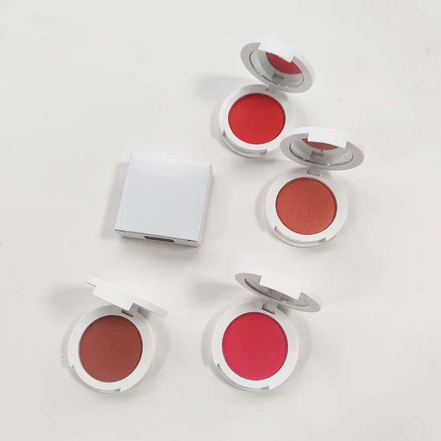 12 Colors Matte Natural Blushes Powder Palette Peach Pink Face Cheek Blusher Cosmetics Private Label Blush