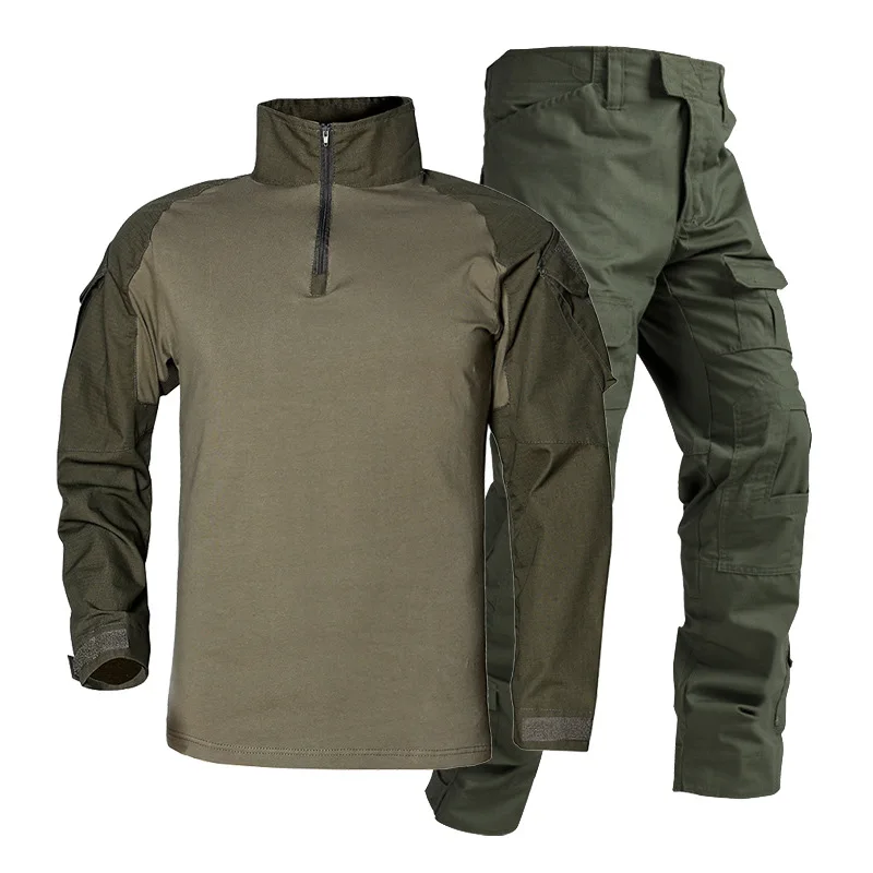 GAF Hot Sell 1000D Nylon Frog Suit Polyester For  Cotton Camo Waterproof Tactical Uniform Combat Frog Suit Plate Carrier