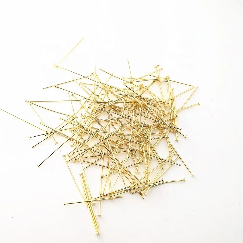 Wholesale Environmental Protection Fashion Handmade Diy Copper T Pin Beaded Jewelry Accessories