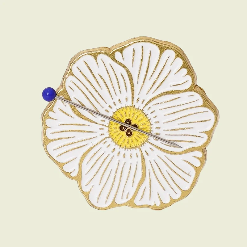 Flower absorber Cross stitch sewing tools aid Refrigerator magnet Embroidery needle Anti-lost